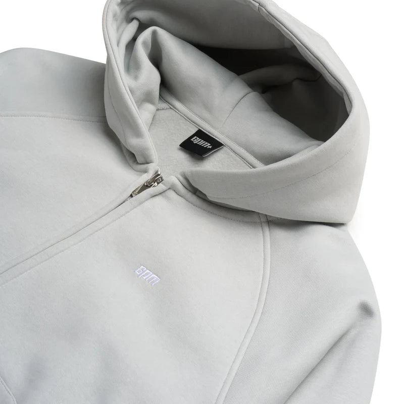 ZIP HOODIE SMOKE GREY