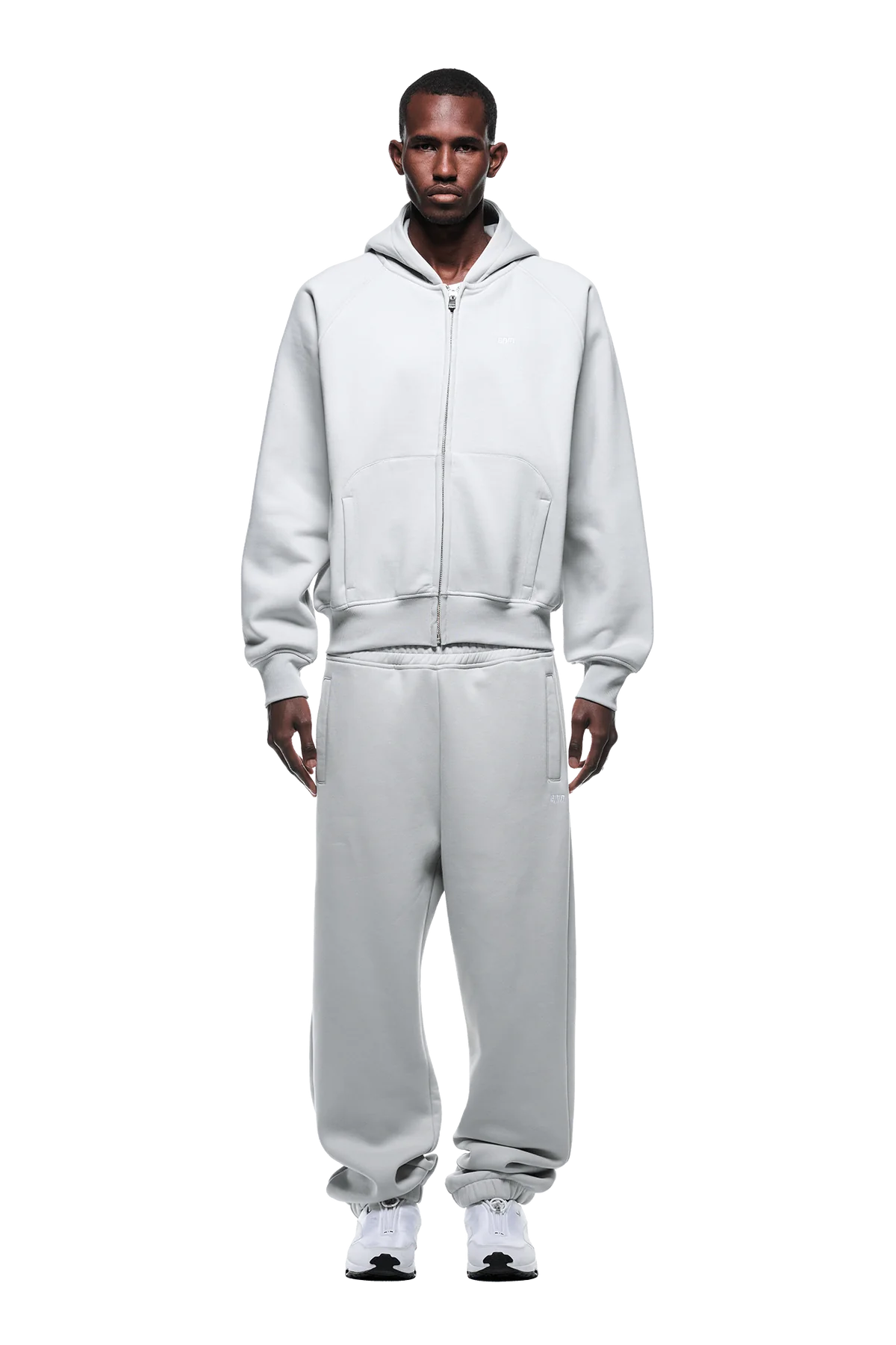ZIP HOODIE SMOKE GREY