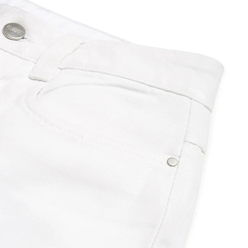 WAX COATED DENIM WHITE