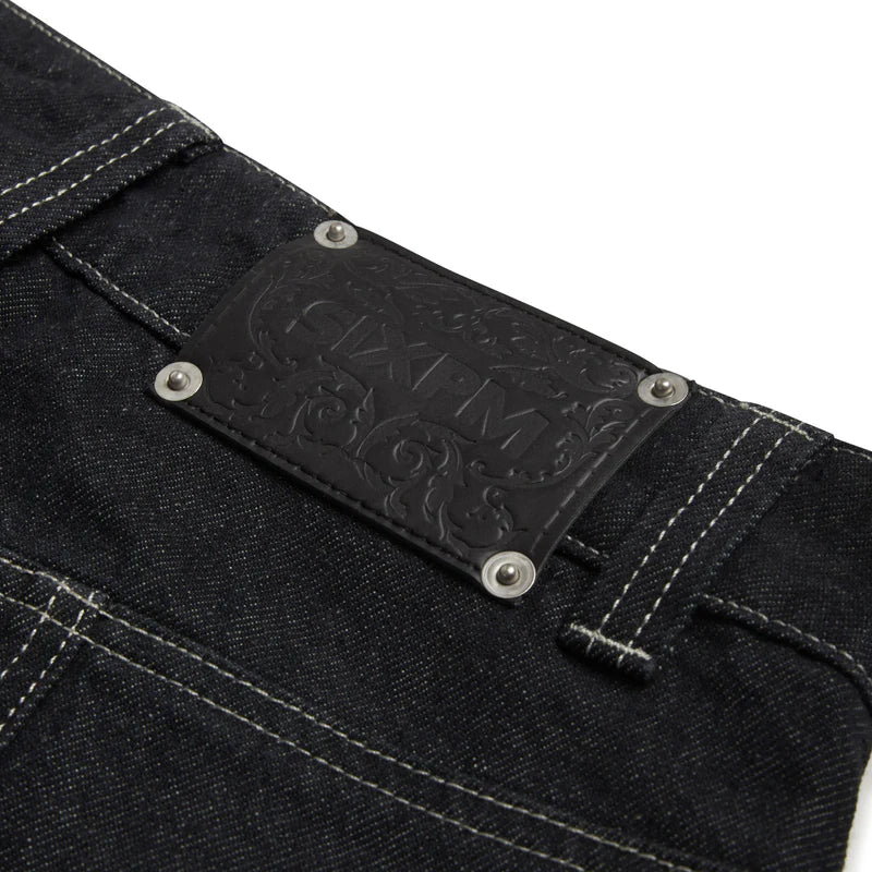 TYPE 6 DENIM BLACK RAW