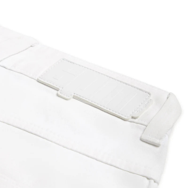 WAX COATED DENIM WHITE
