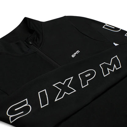 6PM SPORTS HALF-ZIP BLACK