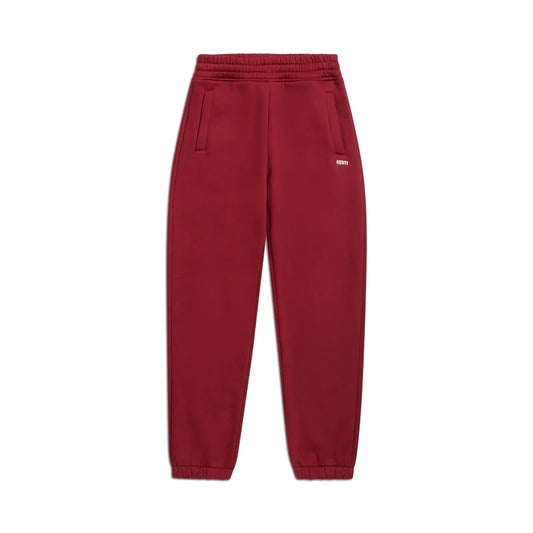 CUFF JOGGER WINE RED