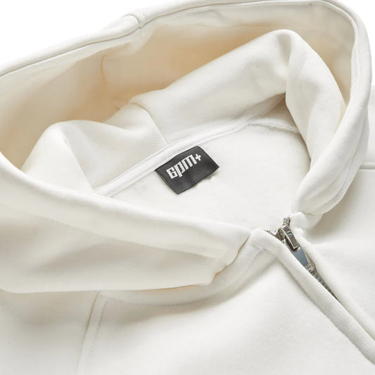 ZIP HOODIE COCONUT WHITE