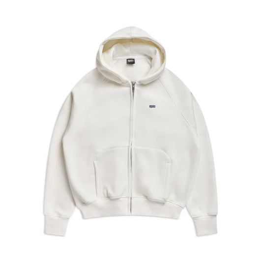 ZIP HOODIE COCONUT WHITE