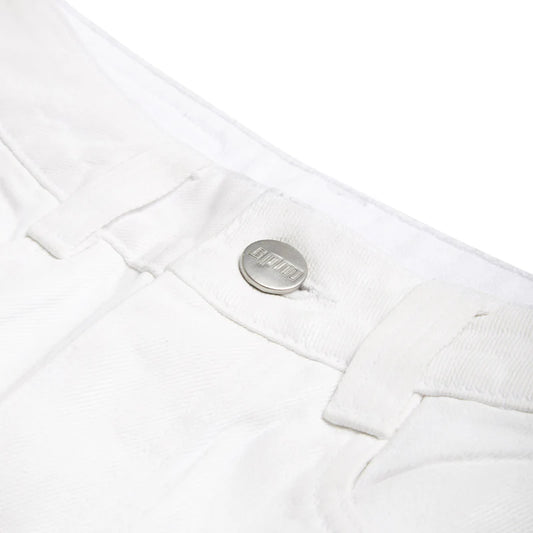 WAX COATED DENIM WHITE