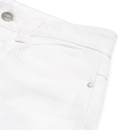 WAX COATED DENIM WHITE