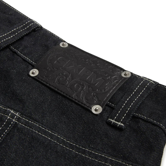 TYPE 6 DENIM BLACK RAW