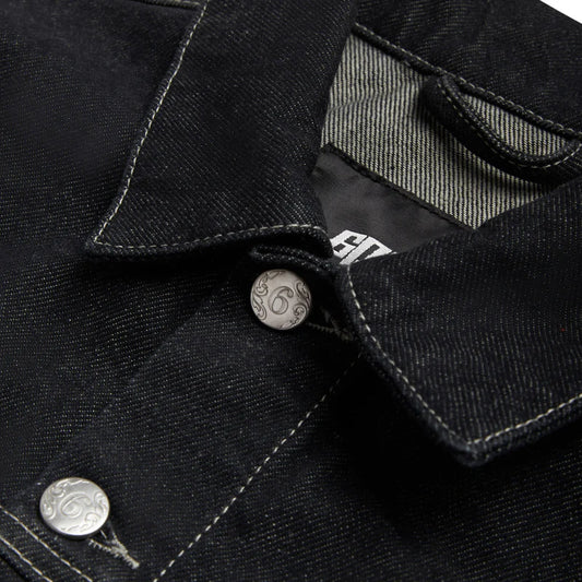 TYPE 6 DENIM JACKET BLACK RAW