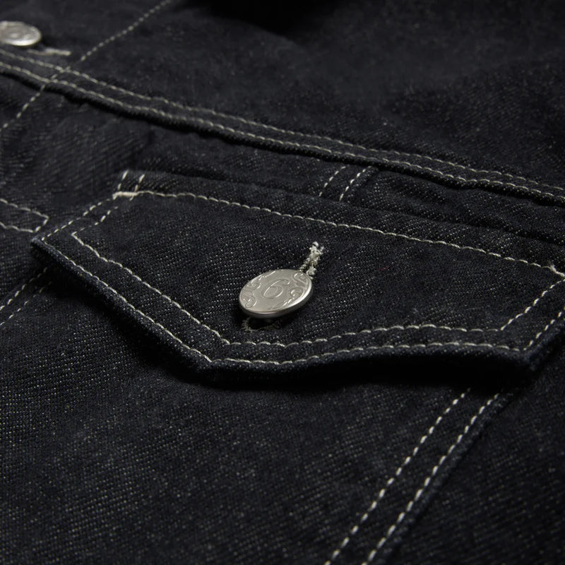 TYPE 6 DENIM JACKET BLACK RAW