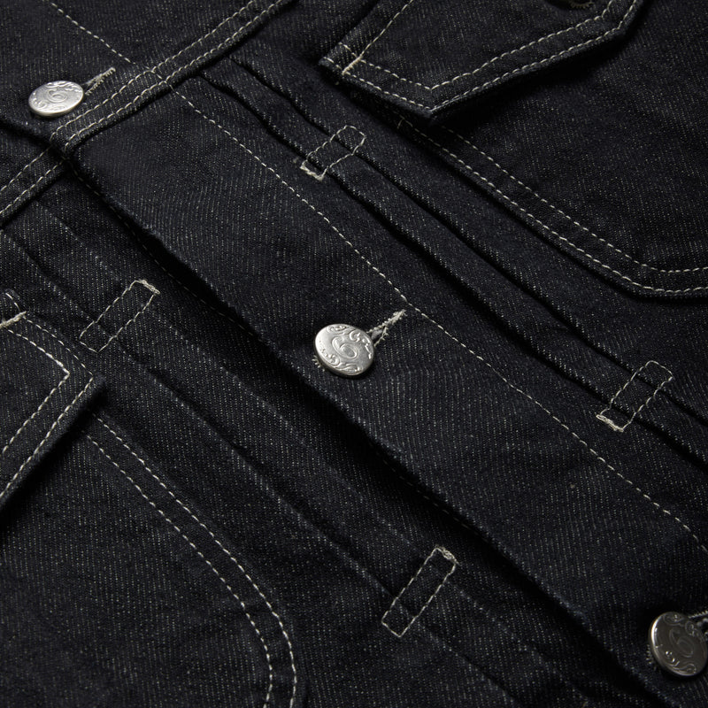 TYPE 6 DENIM JACKET BLACK RAW