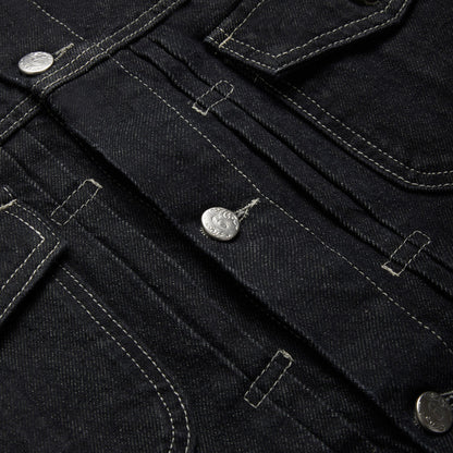 TYPE 6 DENIM JACKET BLACK RAW