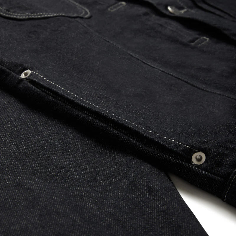 TYPE 6 DENIM JACKET BLACK RAW